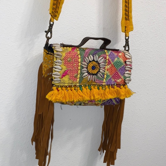 Colorful Bohemian Fringe Bag - Picture 9 of 13